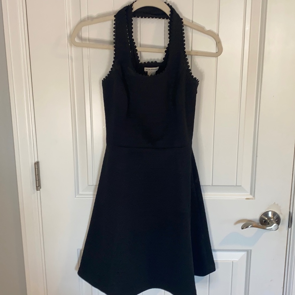 Club Monaco black halter dress